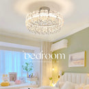 Axyaa Postmodern Crystal Ceiling Light: Elegant LED Nordic Room Fixture