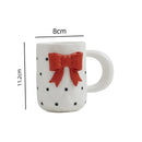Ceramic Latte Cup & Dish Set for Girls by Axyaa - Elegant Breakfast Drinkware Gift