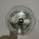 Axyaa Handblown Wave Glass Shade Wall Sconce for Home Decor Fixtures