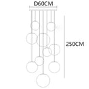 Axyaa LED Pendant Chandeliers for Modern Home Decor Living Room Lighting