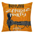 Axyaa Halloween Spider Pillowcase Black Castle Owl Thanksgiving Square Cushion Cover
