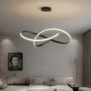 Axyaa Modern Linear Pendant Chandelier LED Lighting Fixture