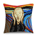 Axyaa Funny Pattern Cushion Cover for Home Sofa Decor