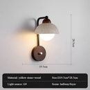 Axyaa Wabi Sabi Wall Light with Built-In Switch for Bedroom, Living Room, Corridor