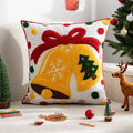Axyaa Christmas Embroidered Pillowcase Sofa Cushion Cover 45x45cm Home Decor