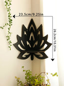 Axyaa Lotus Floating Wall Shelf Ledge Crystal Display Home Decor.