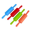 Axyaa Silicone Rolling Pin, Food Grade Fondant Dumpling Cake Tools 22.5x4.5cm