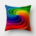 Axyaa Geometric Animal Rainbow Pillow Case for Home Decor 45X45CM