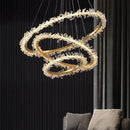 Axyaa Ice Water Crystal LED Pendant Light for Home Decor