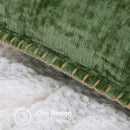 Axyaa Chenille Cushion Cover 45x45 - Soft Luxury Decorative Pillow Case