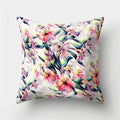 Axyaa Flower Bird Print Decorative Chair Cushion Pillowcase