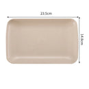 Axyaa Plastic Food Storage Tray Fruit Plates Snack Pan Kitchen Organizer
