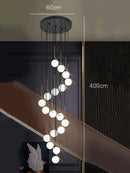 Axyaa Modern Simple Indoor LED Chandelier Ceiling Lamp for Living Room