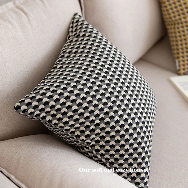 Nordic Soft 18x18 Inch Pillow Covers for Couch Sofa Bed by Axyaa