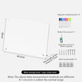 Axyaa Magnetic Whiteboard Sign for Coffee Shop - Large Standing Blackboard Billboard