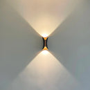 Axyaa 6W 12W Outdoor Waterproof Wall Sconce Up and Down Lights for Porch and Garden Indoor Decor Lighting