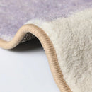 Axyaa Plush French Style Irregular Shape Rug for Bedroom Living Room Decoration