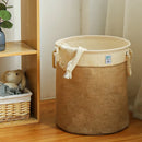 Axyaa Splicing Laundry Basket: Large Capacity Organizer for Clothes, Toys, and Sundries