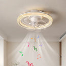 Axyaa Oscillating Ceiling Fan Light Remote Control 3 Colors Quiet Bedroom Interior Lighting