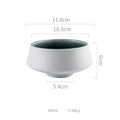 Axyaa High Foot Ceramic Soup Bowl Dessert Pasta Salad Snack Household Specialty Tableware