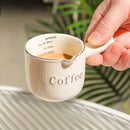 Axyaa Espresso Extraction Cup Mini Milk Pot Graduated Measuring Cup High Quality