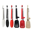 Axyaa Stainless Steel Non-Slip Food Tongs for Cooking and Serving Buffet