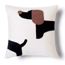 Embroidered Dog Pillowcase by Axyaa: Modern & Cute Sofa Decor
