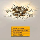 Axyaa Modern Led Chandelier for Living Room and Bedroom, AC85-265V Fixtures