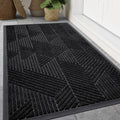 Axyaa Rubber Entrance Doormats: Non-slip Heavy Duty Outdoor Mats