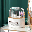 Axyaa Rotating Tissue Box Holder & Cosmetic Organizer