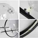 Axyaa White Glass Magic Bean LED Chandelier for Modern Living Room Lighting