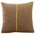 Axyaa Flannel & Dutch Velvet Pillow Cover Set - 45x45 Home Decor