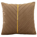 Axyaa Flannel & Dutch Velvet Pillow Cover Set - 45x45 Home Decor