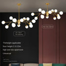 Axyaa Nordic Molecular Chandelier for Stylish Dining Room and Living Space
