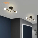 Axyaa Modern Minimalist Dome Ceiling Light - Iron Fixture for Bedroom and Study