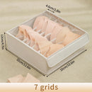 Axyaa Foldable Cotton Linen Wardrobe Organizer Storage Bags - Set of 3