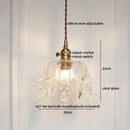 Axyaa Crystal Glass LED Pendant Light - Modern Luxury Chandelier