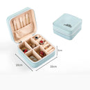 Axyaa Portable Foldable Jewelry Organizer Box Compact Travel Case