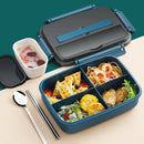 Axyaa Lunch Box Set with Spoon & Fork | High Capacity, Leakproof, Microwave Safe