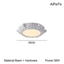 Axyaa French Luxury Plaster Ceiling Lamp for Elegant European Baroque Decor.
