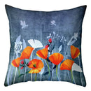 Axyaa Floral Landscape Painting Cushion Cover 45x45CM Home Decor Pillowcase