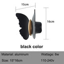 Axyaa Butterfly LED Garden Wall Lamp - Outdoor Waterproof Aluminum Light