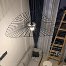Axyaa Designer Straw Hat Chandelier LED Lighting Fixture for Home & Restaurant