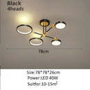 Axyaa Nordic LED Ceiling Light: Minimalist Design for Bedroom and Living Room Decor
