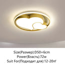 Axyaa LED Ceiling Light: Modern Minimalist Bedroom Chandelier for Living Room, Children's Room