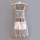 Axyaa Floral Kitchen Apron with Pocket - Sleeveless & Breathable
