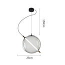 Axyaa Smoke Grey Glass Chandeliers: Modern Nordic LED Pendant Lights for Home Studio & Restaurant