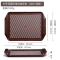 Axyaa Rectangular Circular Tea Bar Non-Slip Plastic Tray for Hotel & Restaurant Serving