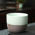 Axyaa Retro Rough Pottery Teacups Set, Handmade Ceramic Coffee Mug, Kung Fu Tea Cup