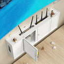 Axyaa WiFi Router Rack Wall Mount Organizer Box for Living Room Decor